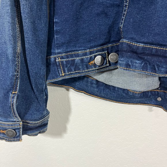 Torrid Medium Wash Jean Denim Jacket Size 2 Front Pocket Style 548688 - Picture 10 of 12